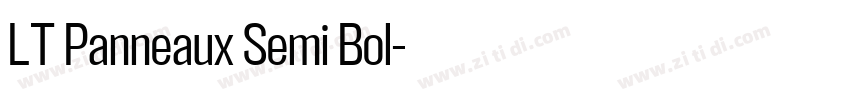 LT Panneaux Semi Bol字体转换